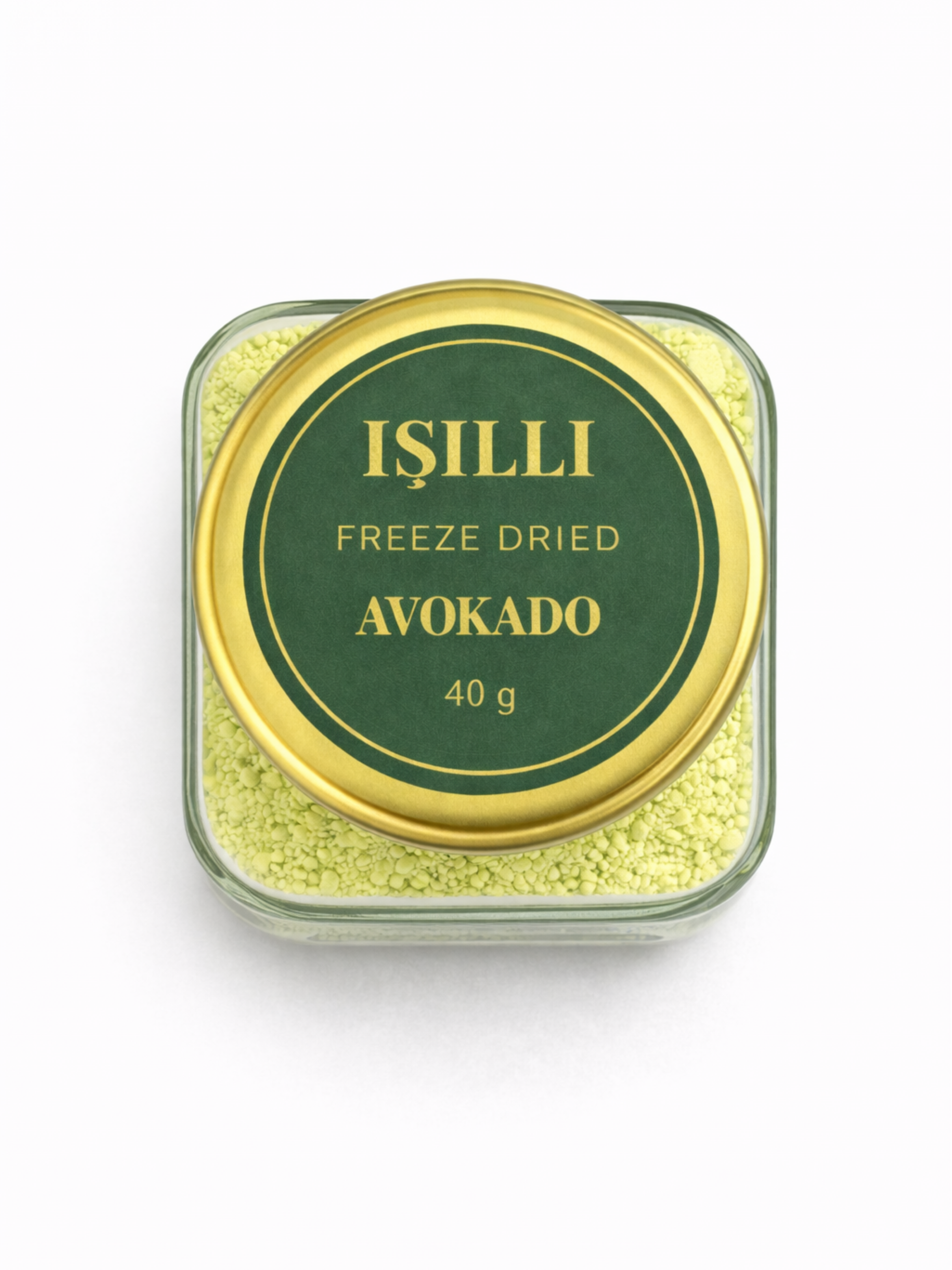 Freeze Dried Avokado Tozu 40 g – %100 Doğal, Katkısız, Yüksek Besin Değerli